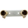 Anchor Socket Channel, Perma Cast, 8" Bronze, w/ PS-4019-BC : PC-4008-BC