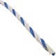 Polypropylene Rope, 3/8"dia, 2 White 1 Blue Strand, 600ft : PPR38600BW