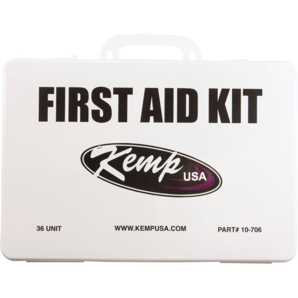 First Aid Kit, Kemp, Plastic, 36 Unit : 10-706