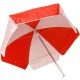 Umbrella, Kemp, Red/White, 6ft, Polyester : 12-008-RED/WHI