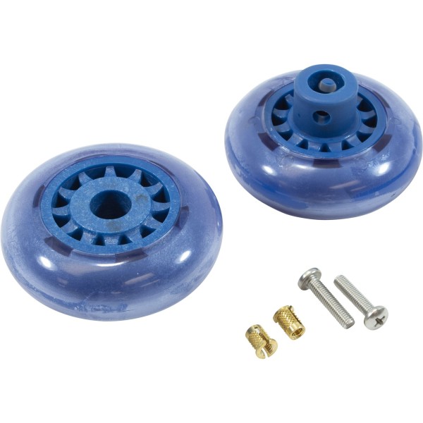 Wheel Assembly, 2 Pack, Aqua Products DuraMax Series, w/Screw : SK2691PK