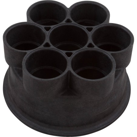Base, Paramount Water Valve, 6 Port, 2" Black : 005-302-4032-03