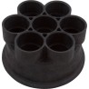 Base, Paramount Water Valve, 6 Port, 2" Black : 005-302-4032-03