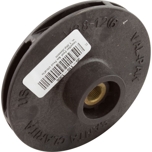 Impeller, Pent Am Prod UltraFlow, 1.0hp, Generic : V38-124