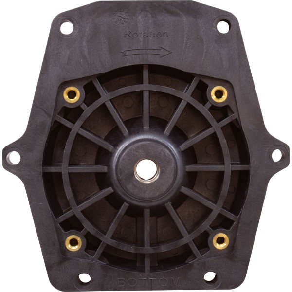 Seal Plate, Pentair Whisperflo, w/Gasket, Black : 350203