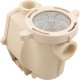 Trap/Pump Body, Pentair Purex IntelliFlo VF/VS, Almond : 357243