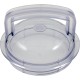 Trap Lid, Pentair PacFab Challenger/Pinnacle/Waterfall, Clear : 355301
