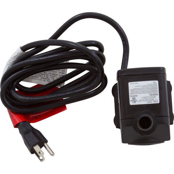 Pump, Submersible, Little Giant PES-130-PW, 130 GPH, 11W, 6'Cord : 566716