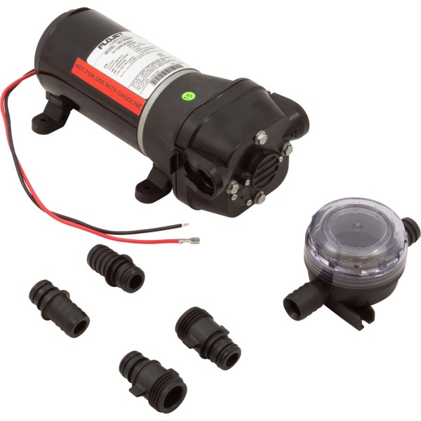 Pump, Xylem Flojet 4100 Quad, 24VDC, 5A, 5.0GPM : 4125-504A