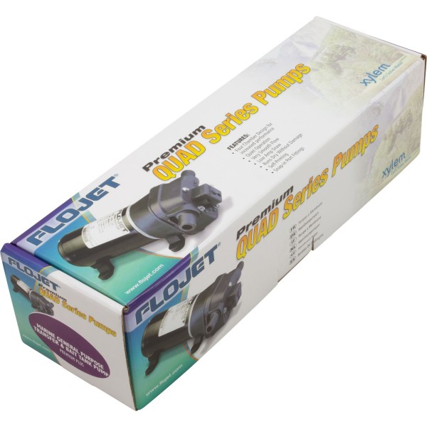 Pump, Xylem Flojet 4100 Quad, 24VDC, 5A, 5.0GPM : 4125-504A