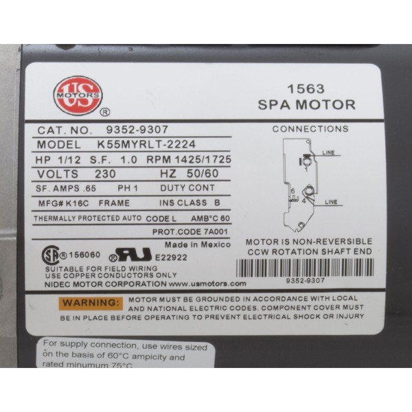 Pump, Circ, Gecko Aqua Flo CMHP, 1/15hp, 230v, 1-1/2", OEM : 02093001-2010